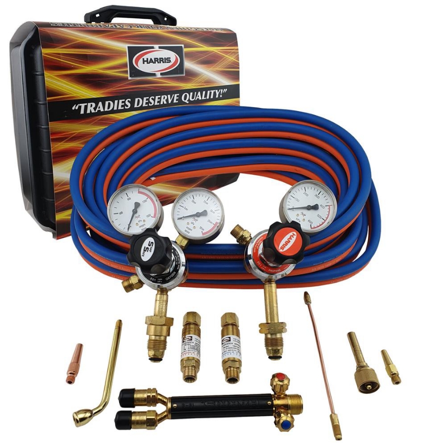 Picture of HARRIS OXY / LPG CONTRACTOR GAS KIT WITH 801 REGULATORS