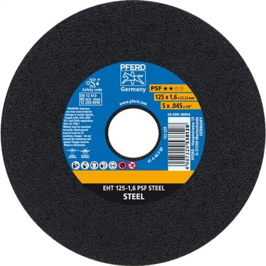 PFERD General Purpose Cutting Disc 125x1.6mm 25Pk