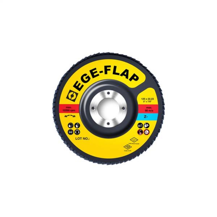 EGELI Flap Disc 125x22mm Z40 10Pk