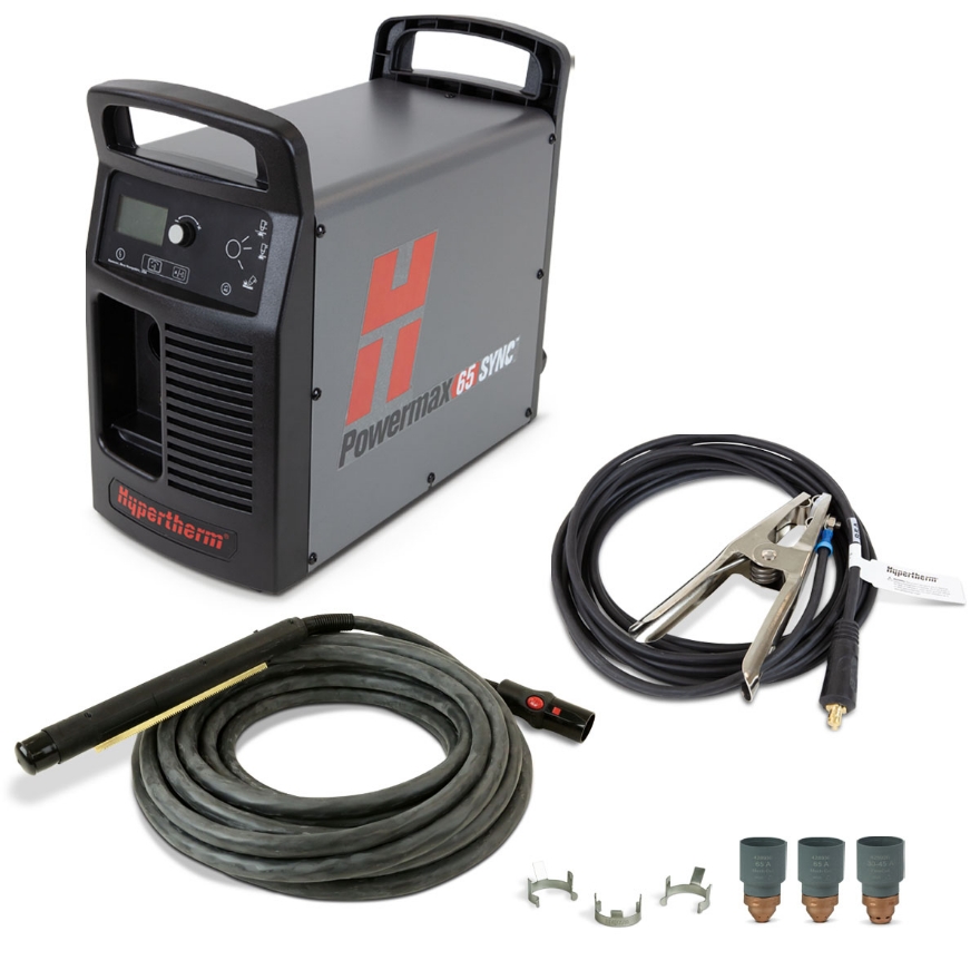 Hypertherm Powermax65 SYNC Incl. 180 Deg Machine Torch Plasma Cutter Package