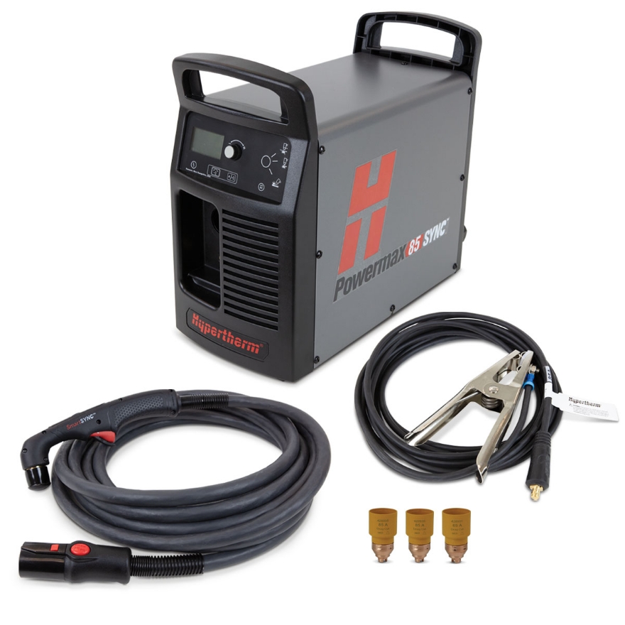 Hypertherm Powermax85 SYNC Incl. 75 Deg Hand Torch Plasma Cutter Package