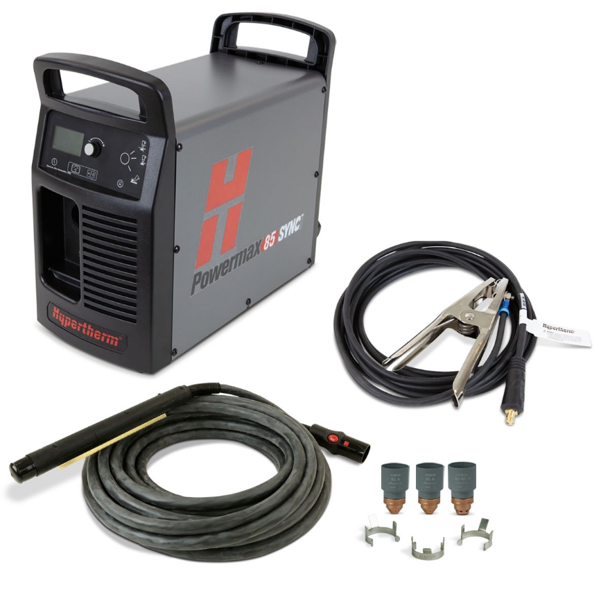 Hypertherm Powermax85 SYNC Incl. 180 Deg Hand Torch Plasma Cutter Package