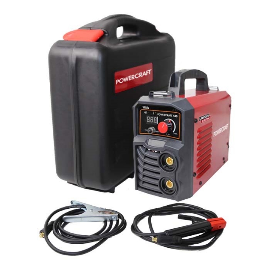 Lincoln PowerCraft 140A Inverter Arc Welder Package