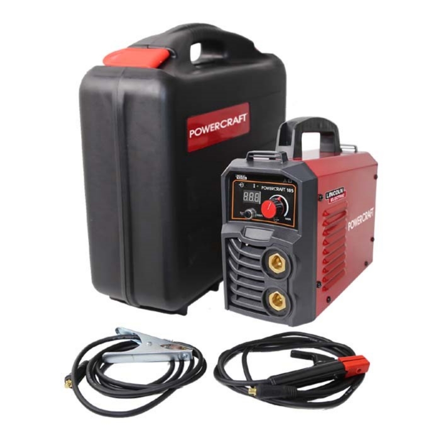 Lincoln PowerCraft 185A Inverter Arc Welder Package