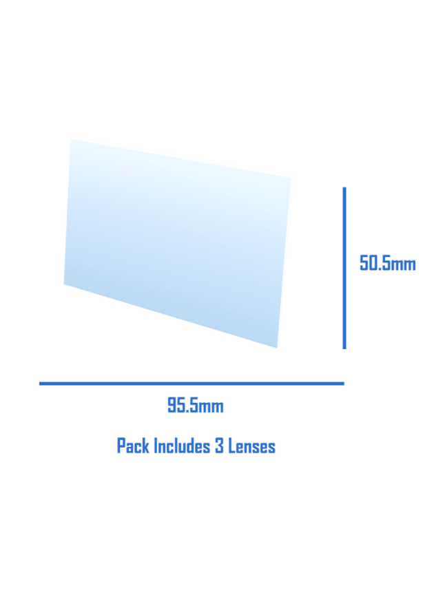 Weldtech Inside Lens 95.5x50.5mm 3Pk