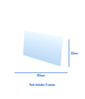 Strata Inside Lens 103x53mm 3Pk