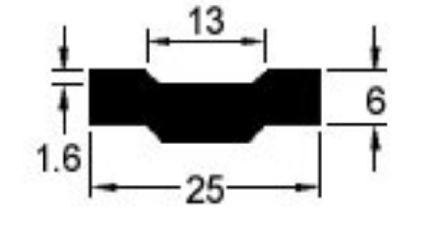 Promax 1G93-R Ceramic Weld Backing 11.1mm x 1.6mm 12M Box