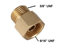 Harris 382AR RH Gas Adaptor 9/16-5/8