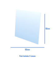 Strata Inside Lens 105x92mm 5Pk