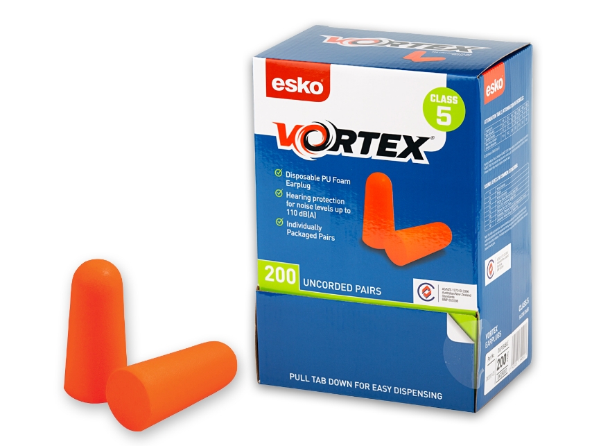 Esko Vortex Uncorded Earplugs 200Pk