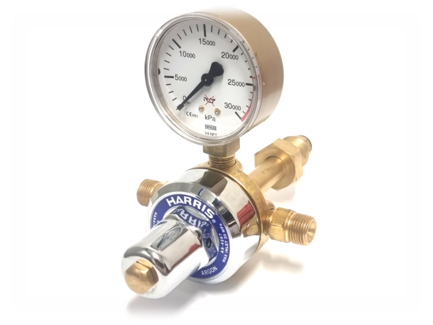 Harris 821 Twin Flowmeter Argon Regulator