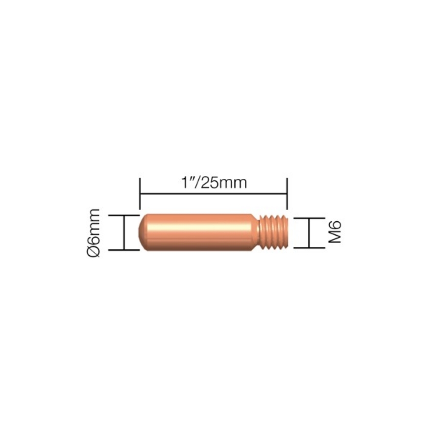 Tweco Style TW1 Mig Tips