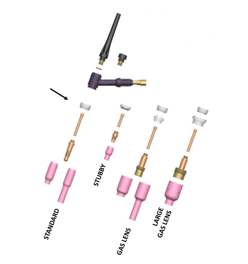 Strata WP17/WP18/WP26 Tig Torch Heat Shields