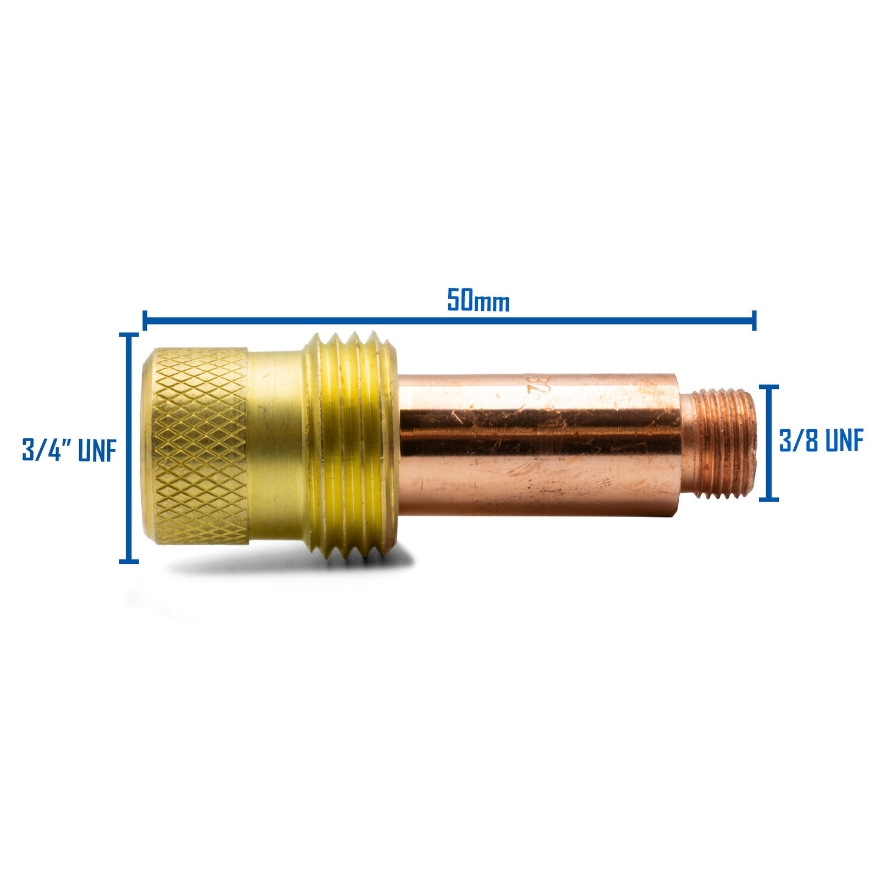 Strata WP17/WP18/WP26 Tig Torch Gas Lens Collet Bodies