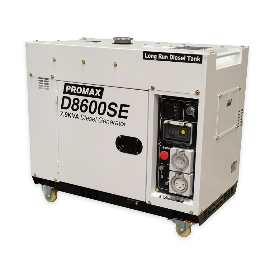 Promax D8600SE 6300W/7.9kVA Diesel Generator