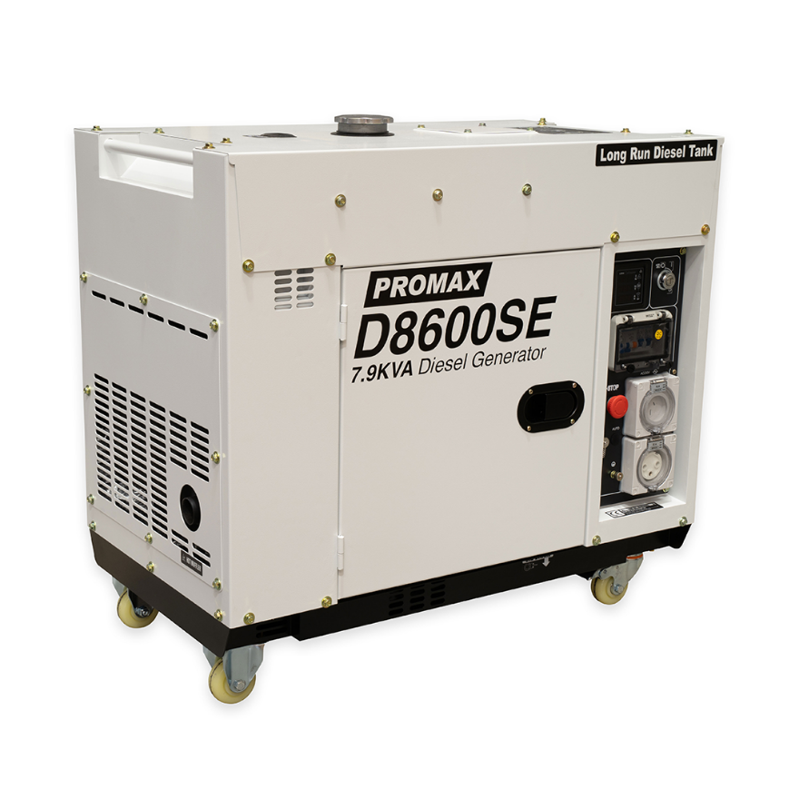 Promax D8600SE 6300W/7.9kVA Diesel Generator