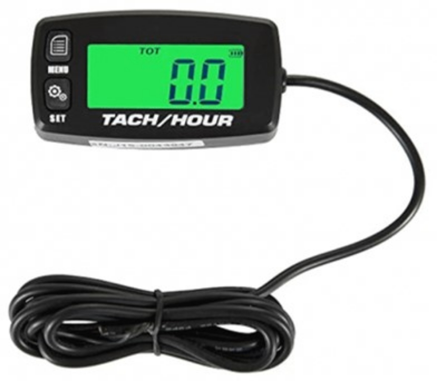 DIGITAL TACH HOUR METER | Multi functional with Backlight LCD and Replaceable Battery